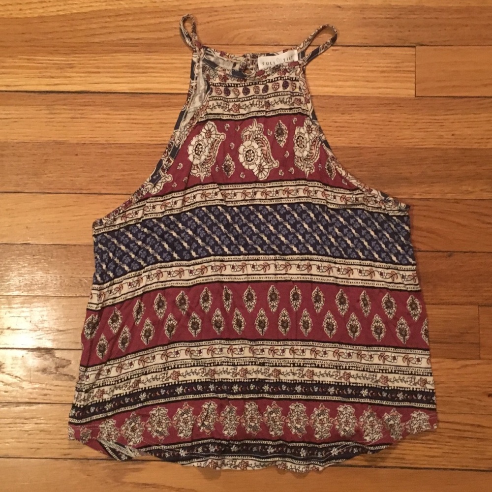 Patterned Tank Top